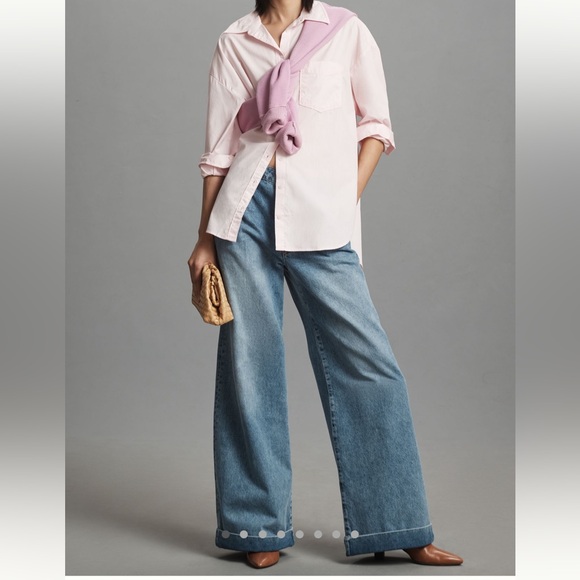 Anthropologie Tops - Anthropologie The Bennet Buttondown Shirt by Maeve Size M